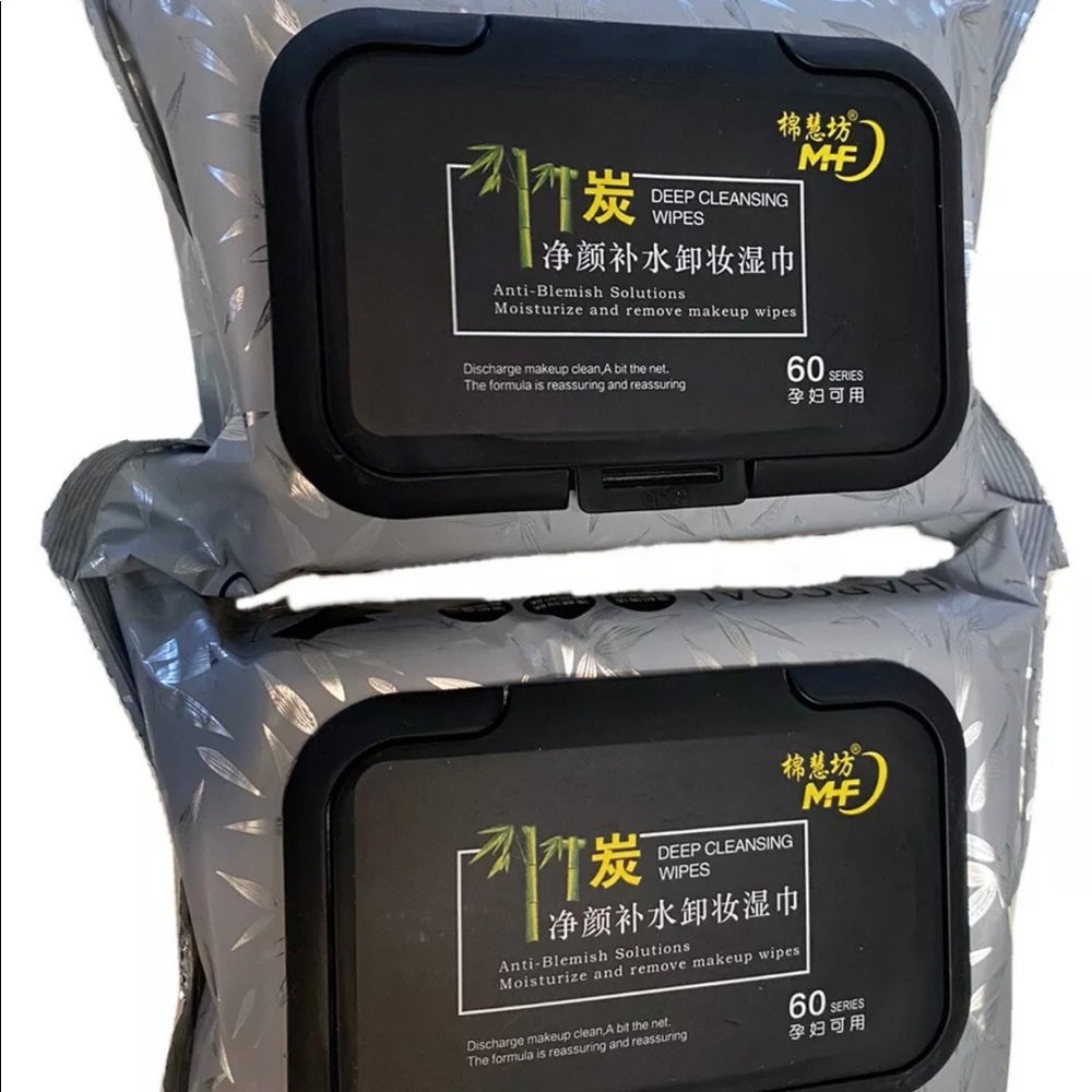 Charcoal Infused Makeup Remove Biodegradable 2pack